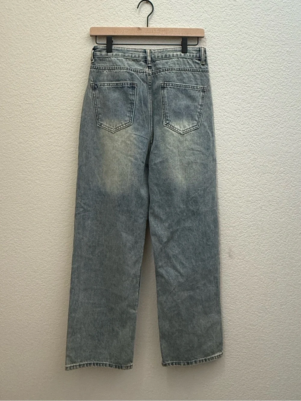 Men's Washed Baggy Jeans